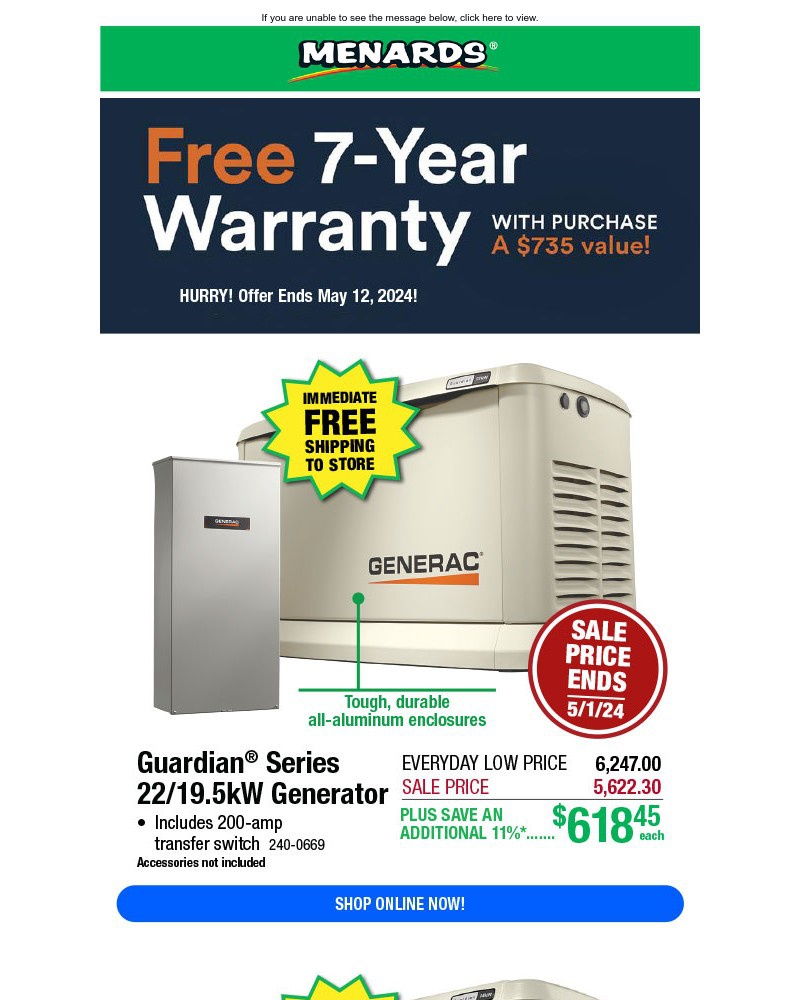 Screenshot of email with subject /media/emails/all-generac-standby-generators-on-sale-plus-11-rebate-5fa7b9-cropped-a5df8281.jpg