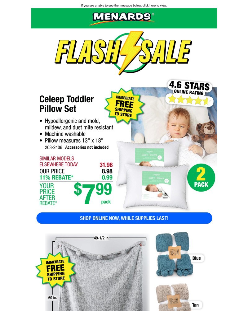Screenshot of email with subject /media/emails/cozy-home-sheet-sets-starting-at-399-after-rebate-4923ce-cropped-112041be.jpg
