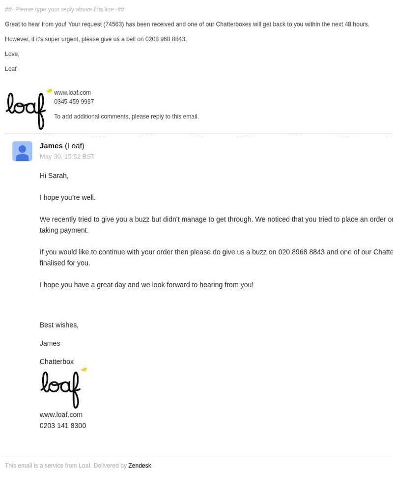 Screenshot of email with subject /media/emails/request-received-hello-from-loaf-cropped-ca0fa6b8.jpg