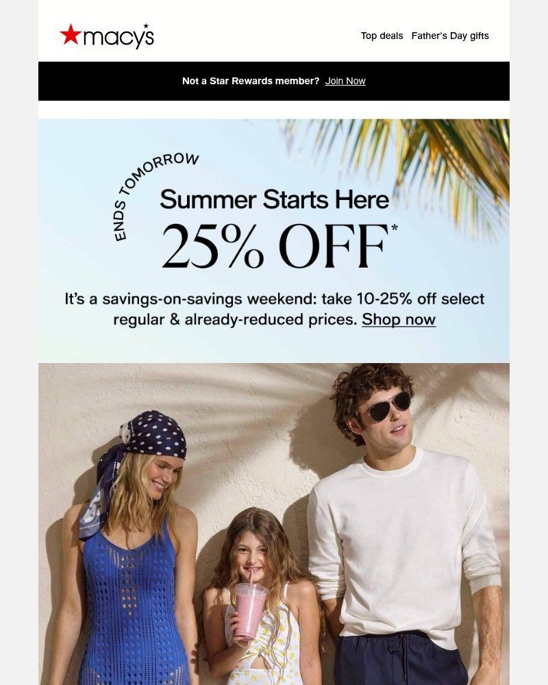 Screenshot of email sent to a Macy's Cart abandoner