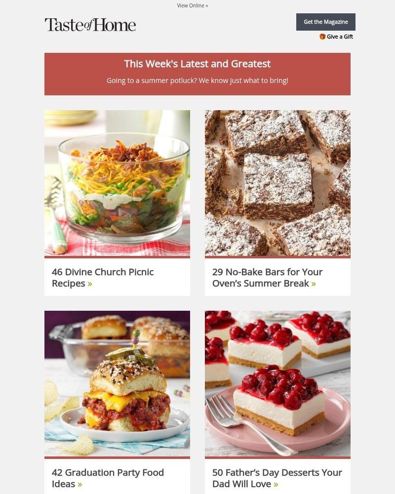 Screenshot of email sent to a Reader’s Digest Newsletter subscriber