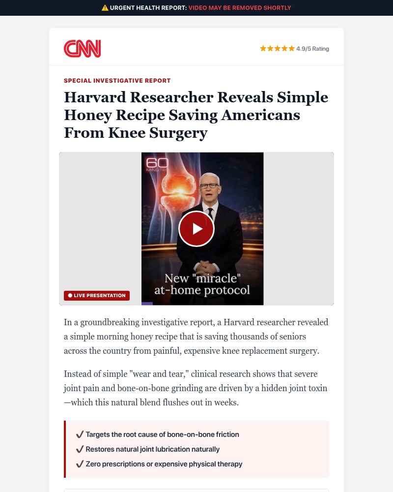Screenshot of email sent to a Honey Registered user