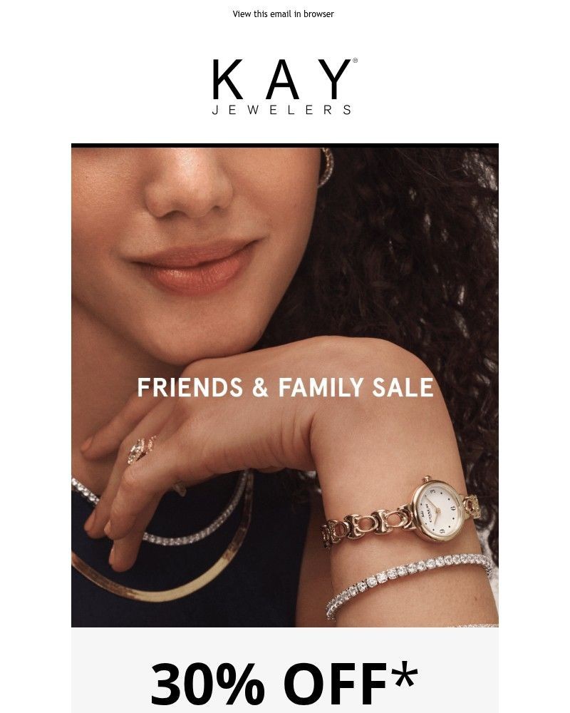 Screenshot of email sent to a Kay Newsletter subscriber
