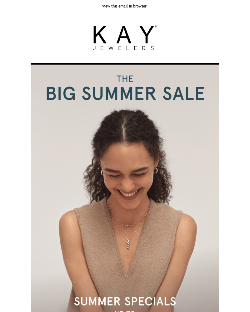 Screenshot of email sent to a Kay Newsletter subscriber