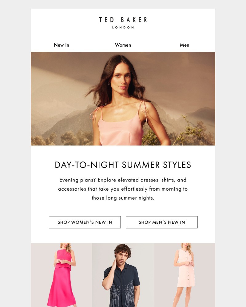 Screenshot of email sent to a Ted Baker Newsletter subscriber