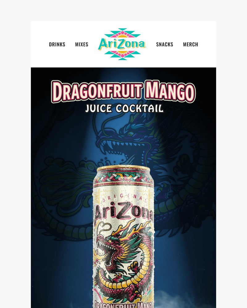 Screenshot of email sent to a AriZona Newsletter subscriber