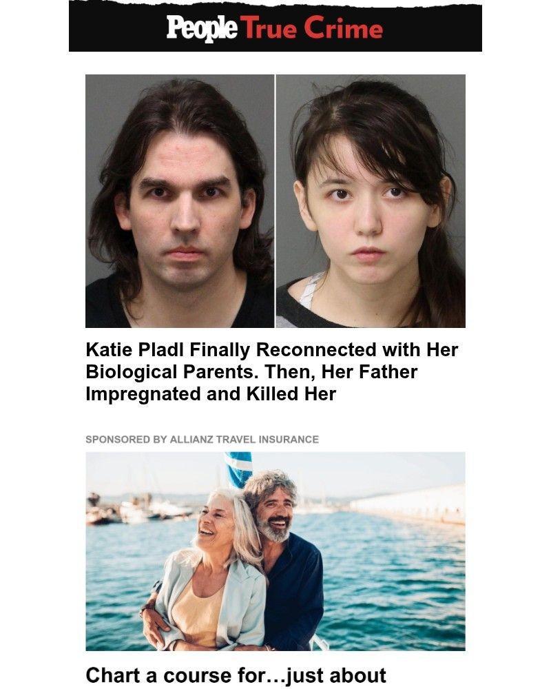 Screenshot of email sent to a People Newsletter subscriber