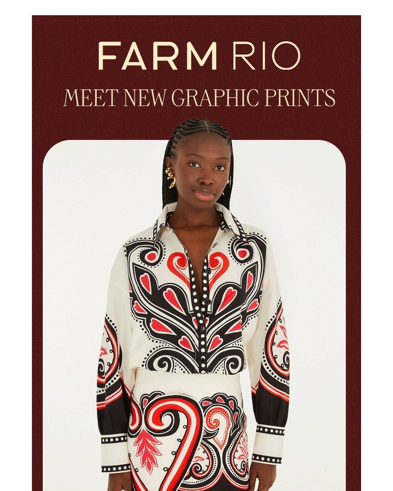 Screenshot of email sent to a Farm Rio Newsletter subscriber