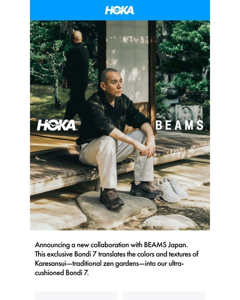 Screenshot of email sent to a Hoka Newsletter subscriber