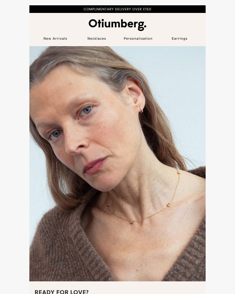 Screenshot of email sent to a Otiumberg Cart abandoner