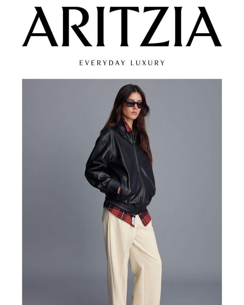 Screenshot of email sent to a Aritzia Newsletter subscriber
