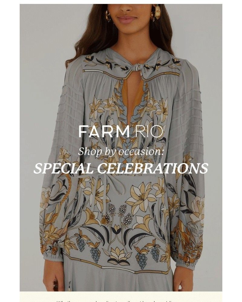 Screenshot of email sent to a Farm Rio Newsletter subscriber