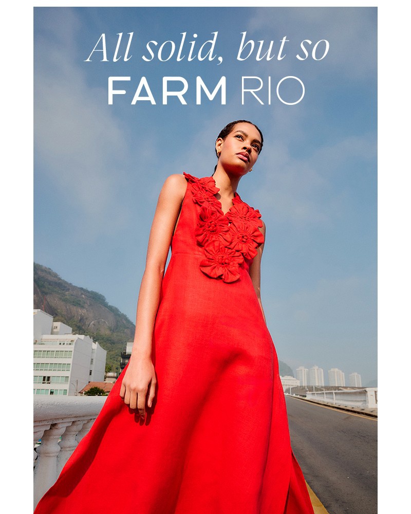 Screenshot of email sent to a Farm Rio Newsletter subscriber