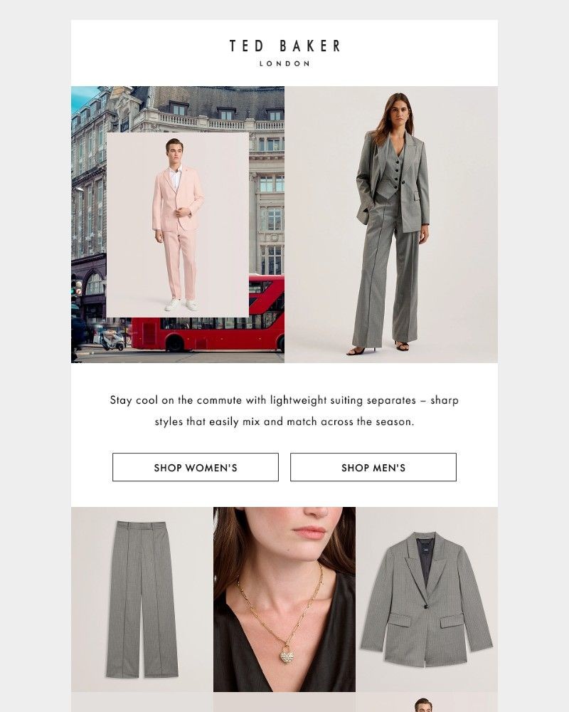 Screenshot of email sent to a Ted Baker Newsletter subscriber