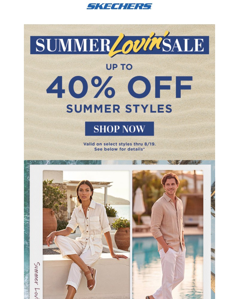 Screenshot of email sent to a Skechers Newsletter subscriber