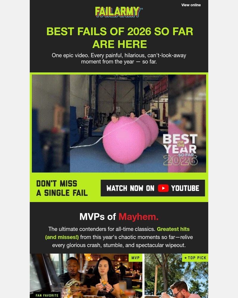 Screenshot of email sent to a Reader’s Digest Newsletter subscriber