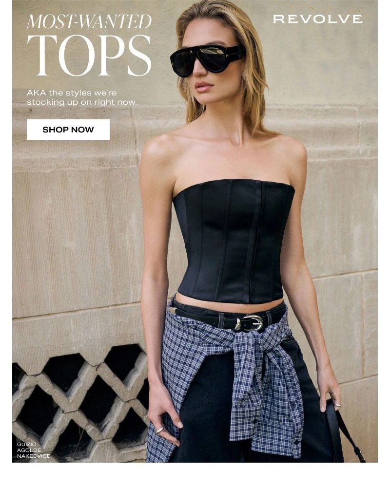 Screenshot of email sent to a Revolve Newsletter subscriber