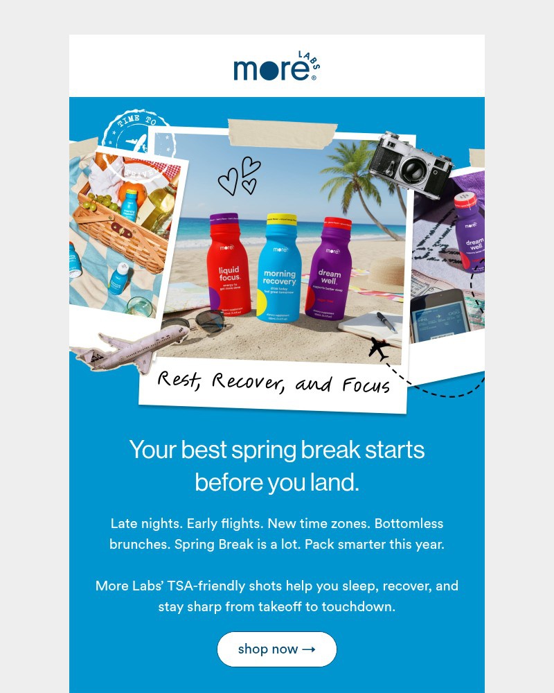 Screenshot of email sent to a Morning Recovery Newsletter subscriber