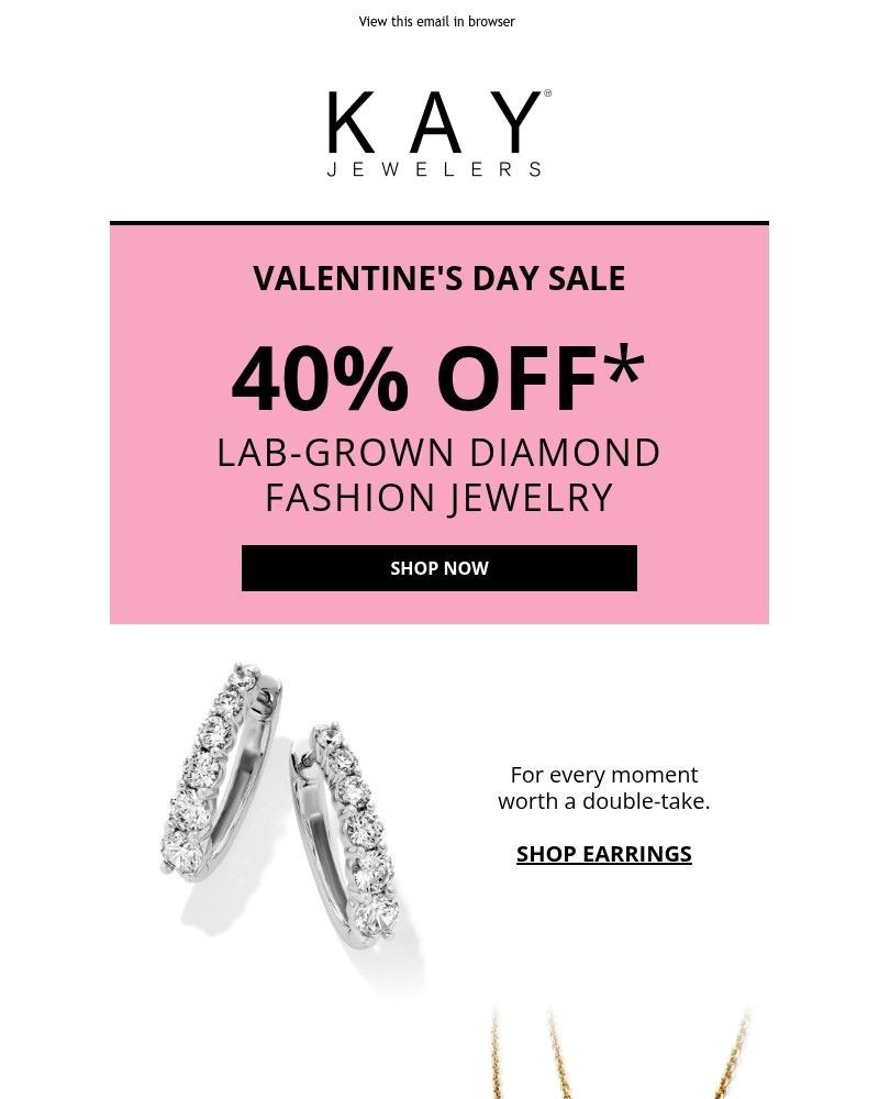 Screenshot of email sent to a Kay Newsletter subscriber