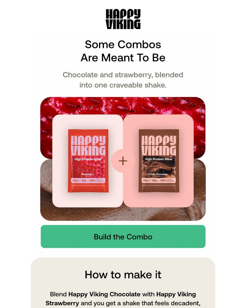 Screenshot of email sent to a Happy Viking Newsletter subscriber